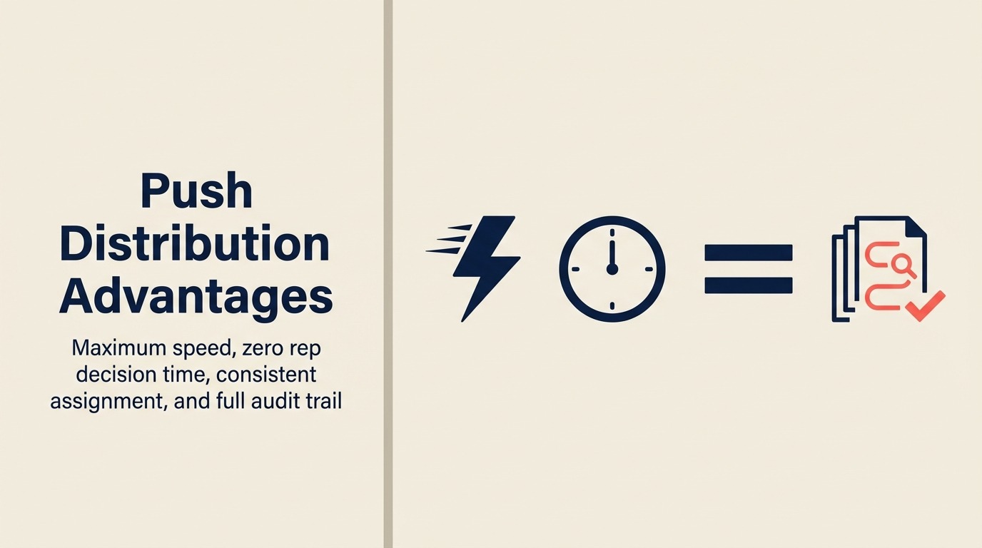プッシュ配分のメリット