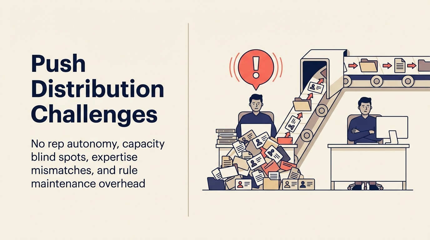 プッシュ配分の課題