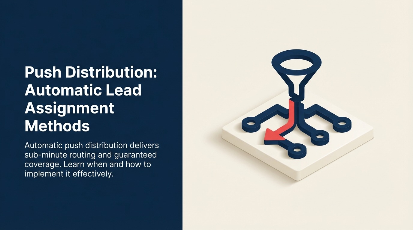 プッシュ配分：自動リード割り当て方法 - 2026年ガイド