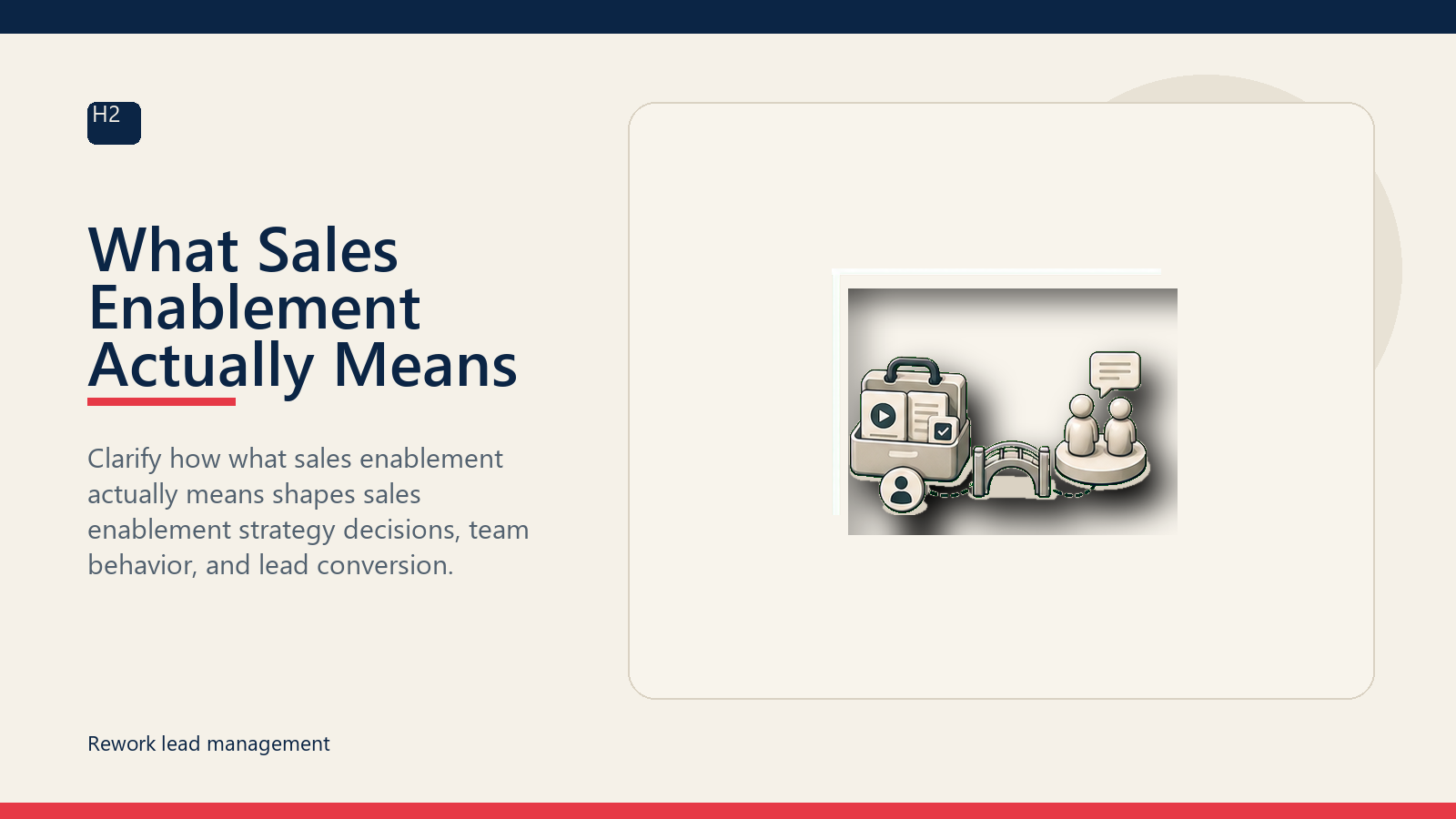 What Sales Enablement Actually Means