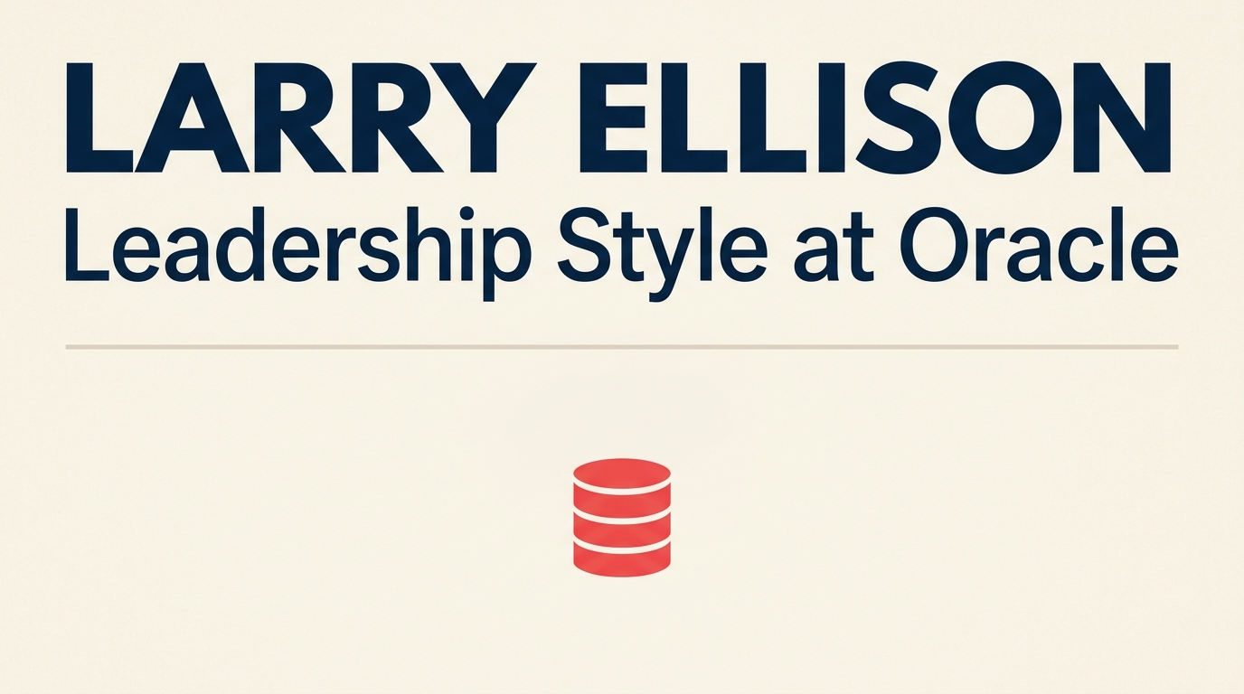 Larry Ellison controlling an audacious competitive race toward a dominant technology platform