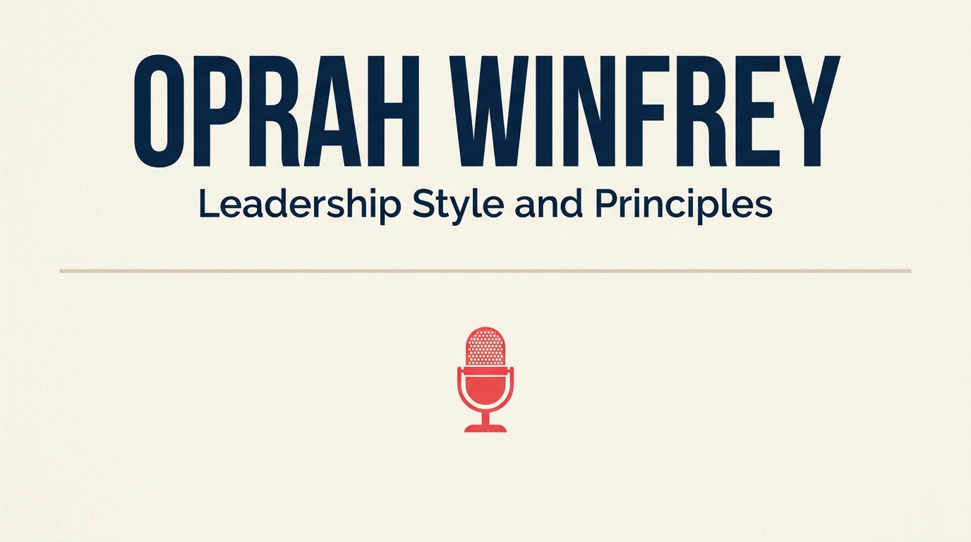 Oprah Winfrey building audience trust through an intimate bridge of listening and authentic stories