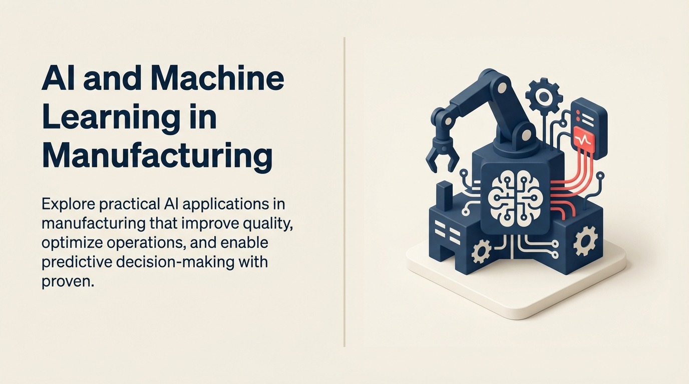 AI dan Machine Learning dalam Manufaktur: Operasi Cerdas dan Pengambilan Keputusan