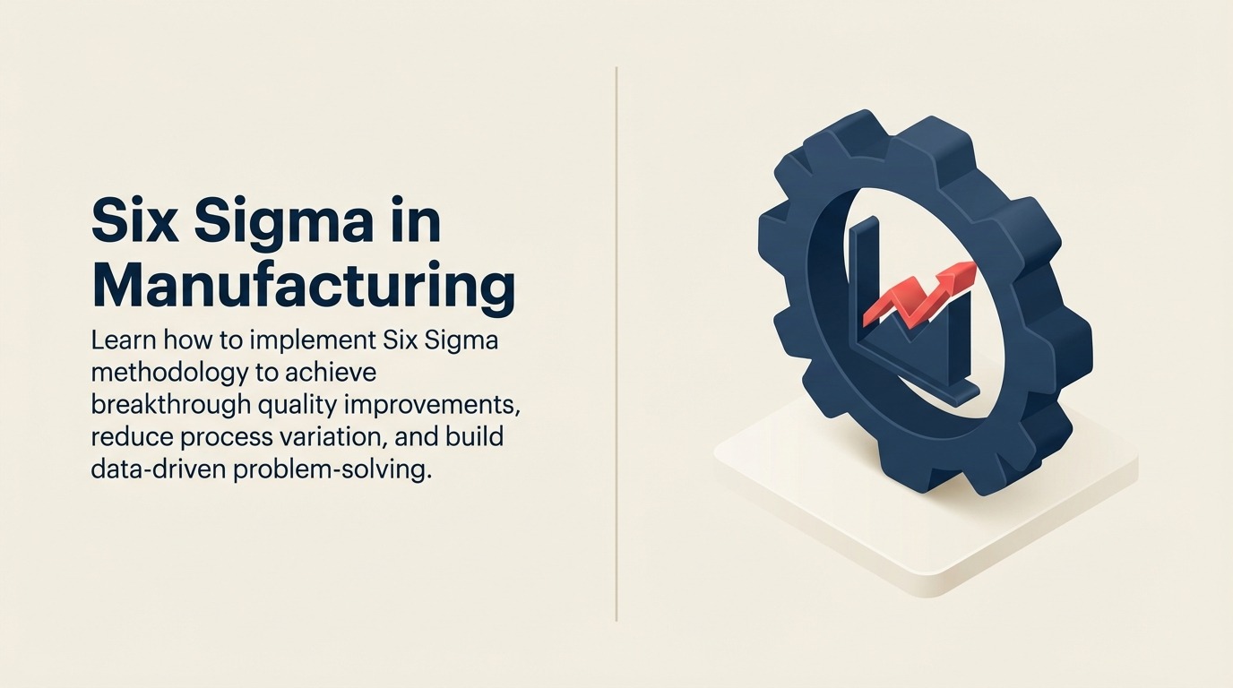 製造業におけるSix Sigma:データ駆動型品質改善と欠陥排除