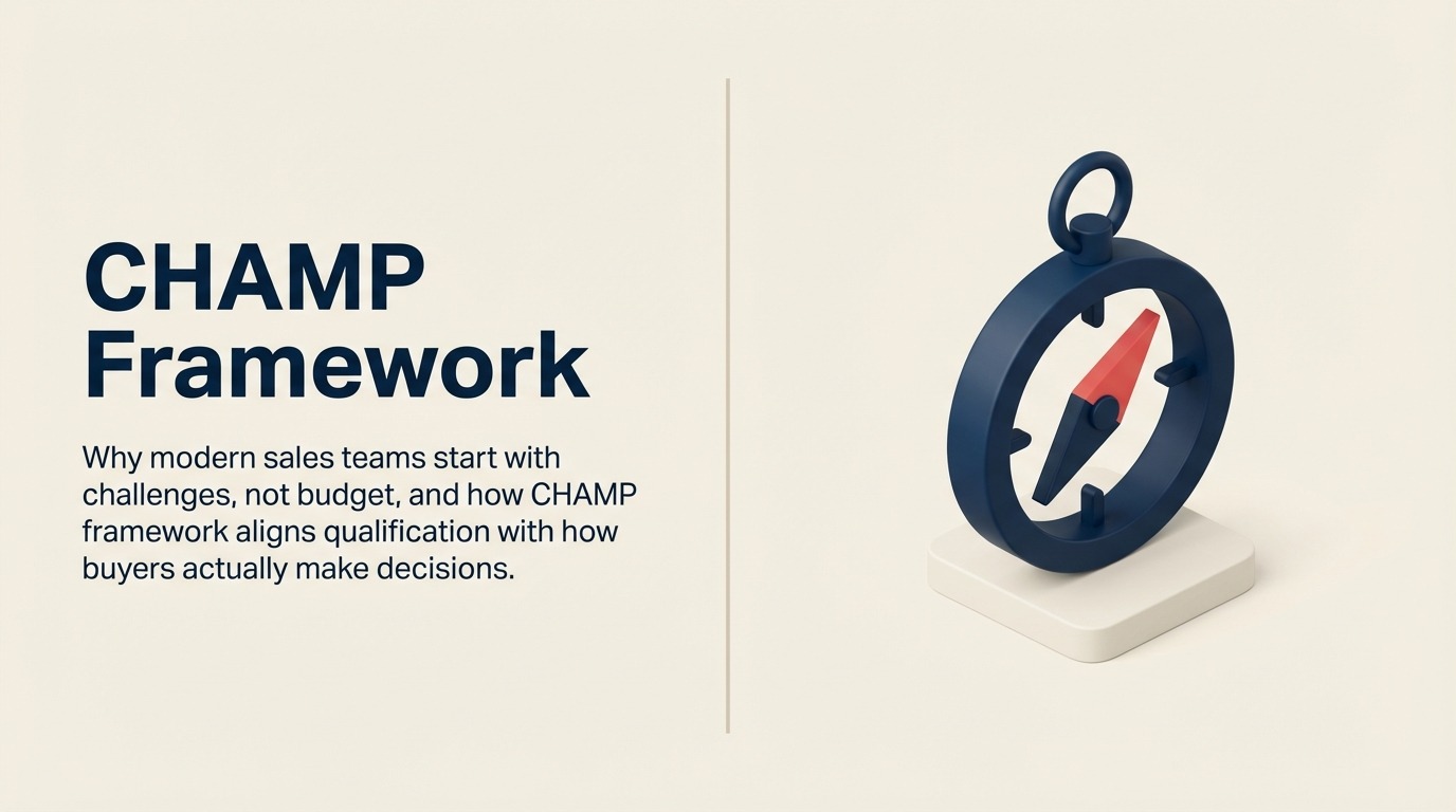 Framework CHAMP: Qualificação de Oportunidade Moderna Centrada no Comprador - Guia 2026