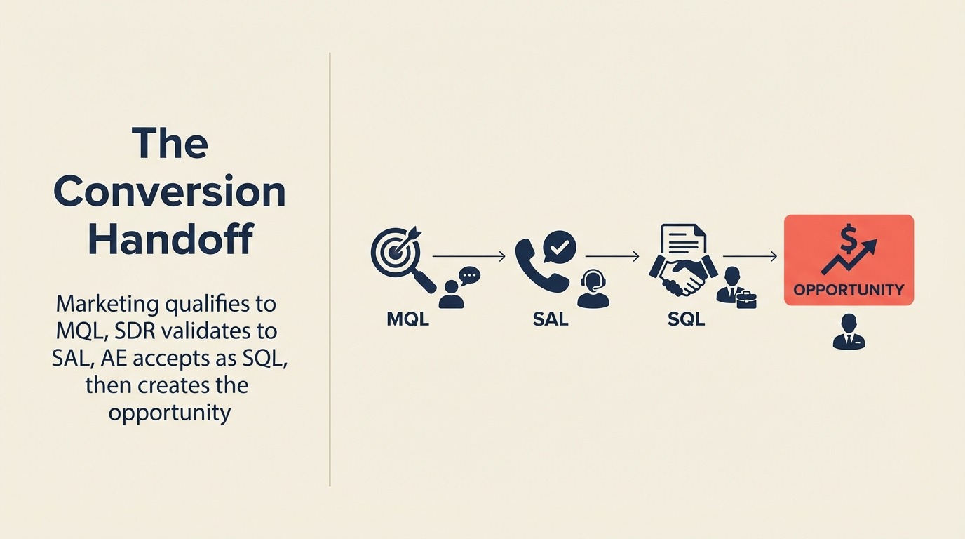 Proses penukaran: bagaimana serah terima lead kepada peluang berfungsi