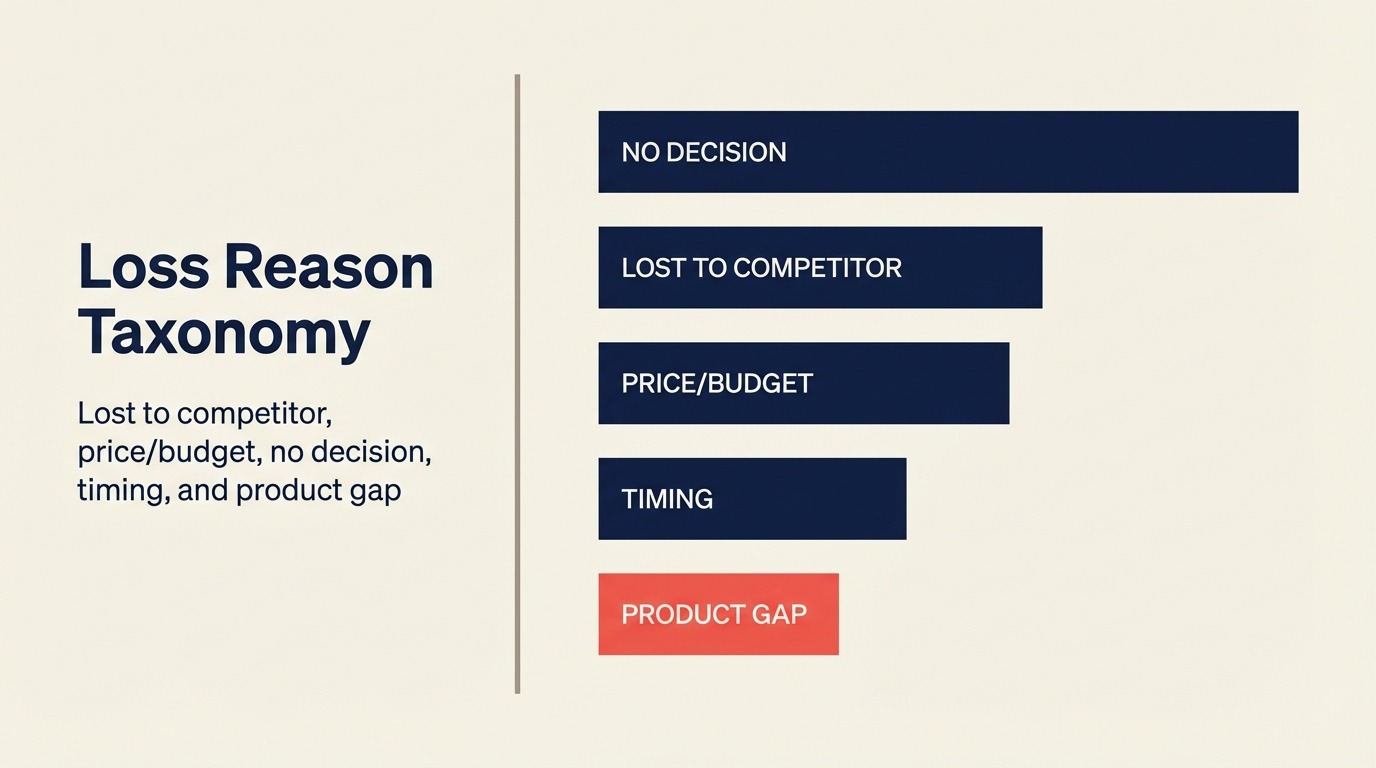Loss Reason Taxonomy