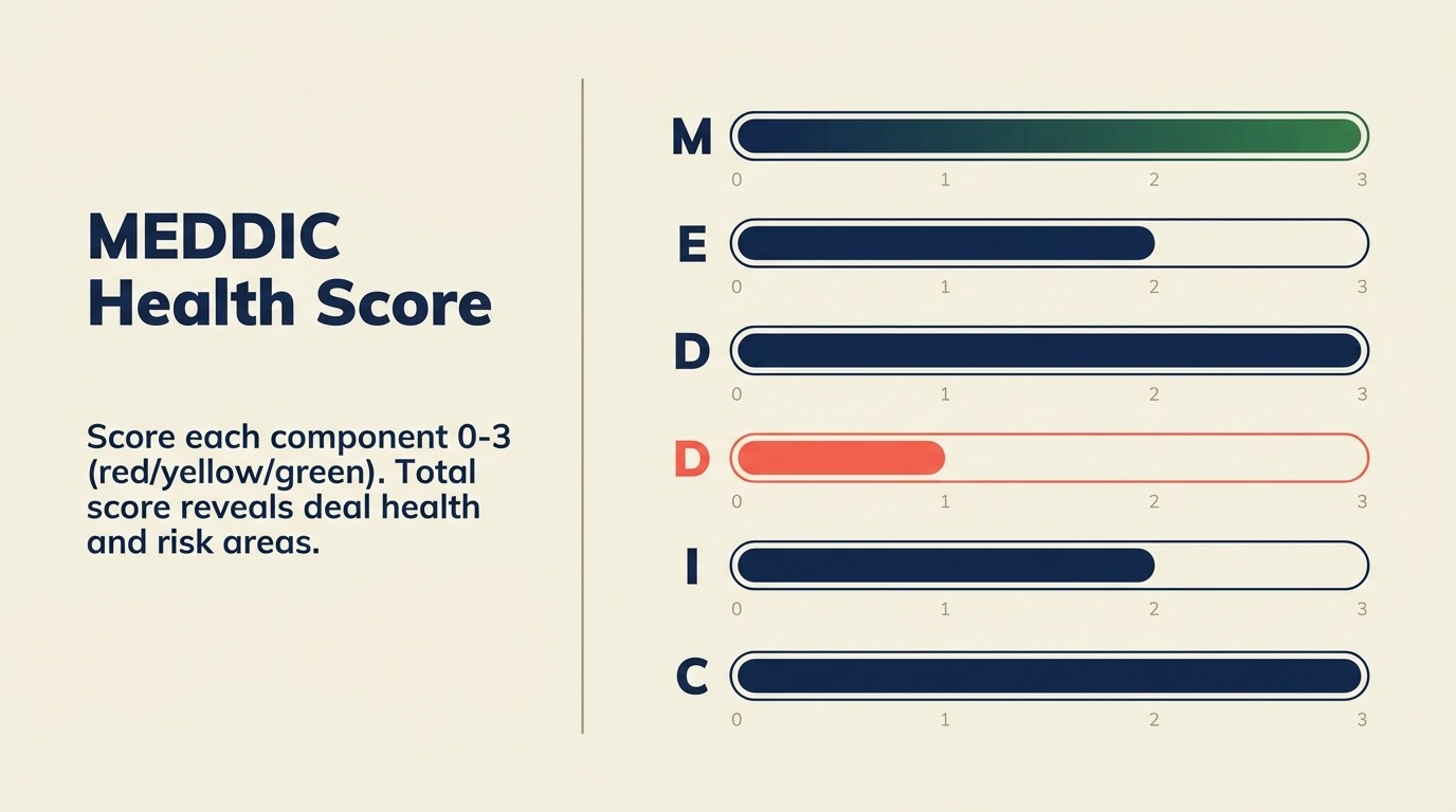 MEDDIC Health Score