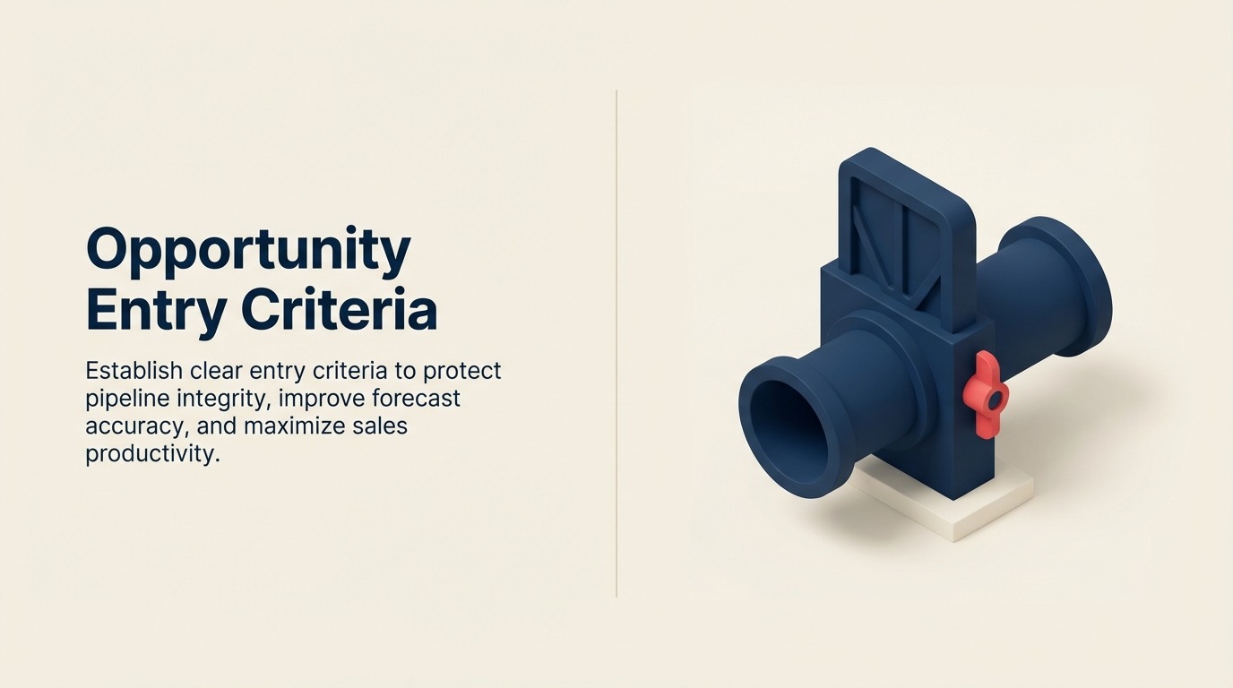 Kriteria Kemasukan Opportunity: Gerbang Kualiti Pipeline dan Piawaian - Panduan 2026