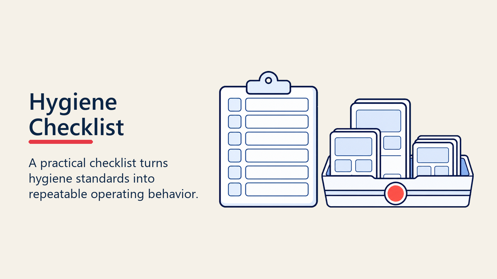 Pipeline hygiene operational checklist for repeatable cleanup