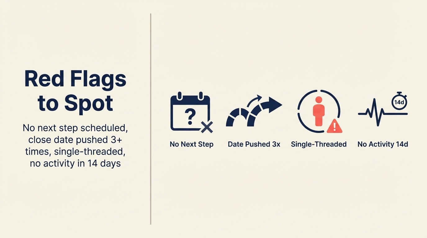 Bendera merah dalam semakan pipeline untuk dikenal pasti