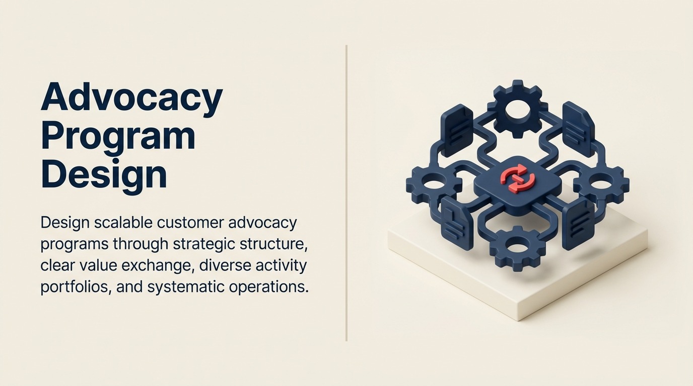 Design de Programa de Advocacy: Construindo Programas Escaláveis de Customer Advocacy - 2026