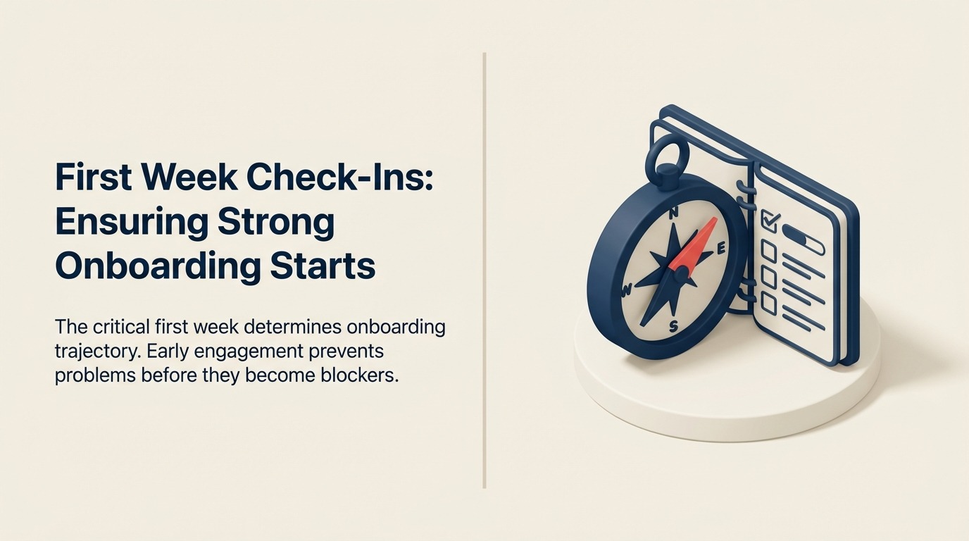 Check-In Minggu Pertama: Memastikan Permulaan Onboarding yang Kukuh - 2026