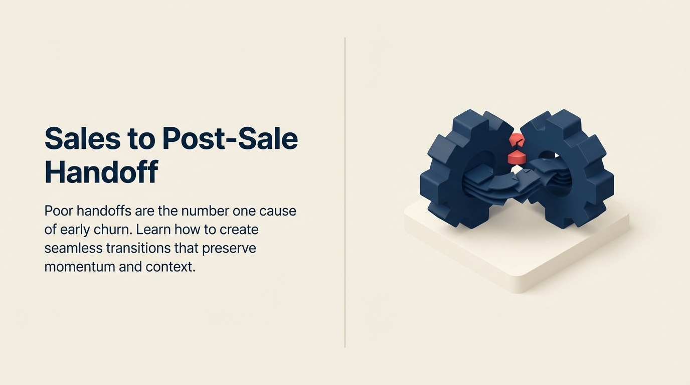 Handoff de Ventas a Post-Sale: Mejores Prácticas para Transiciones Sin Fisuras - 2026