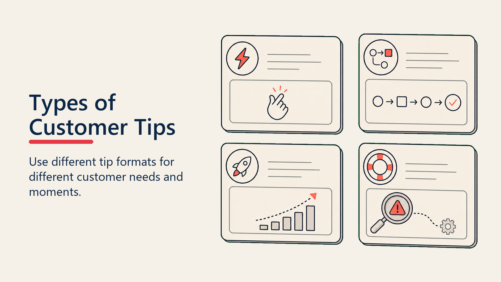 Customer Tip Types showing tip toolkit