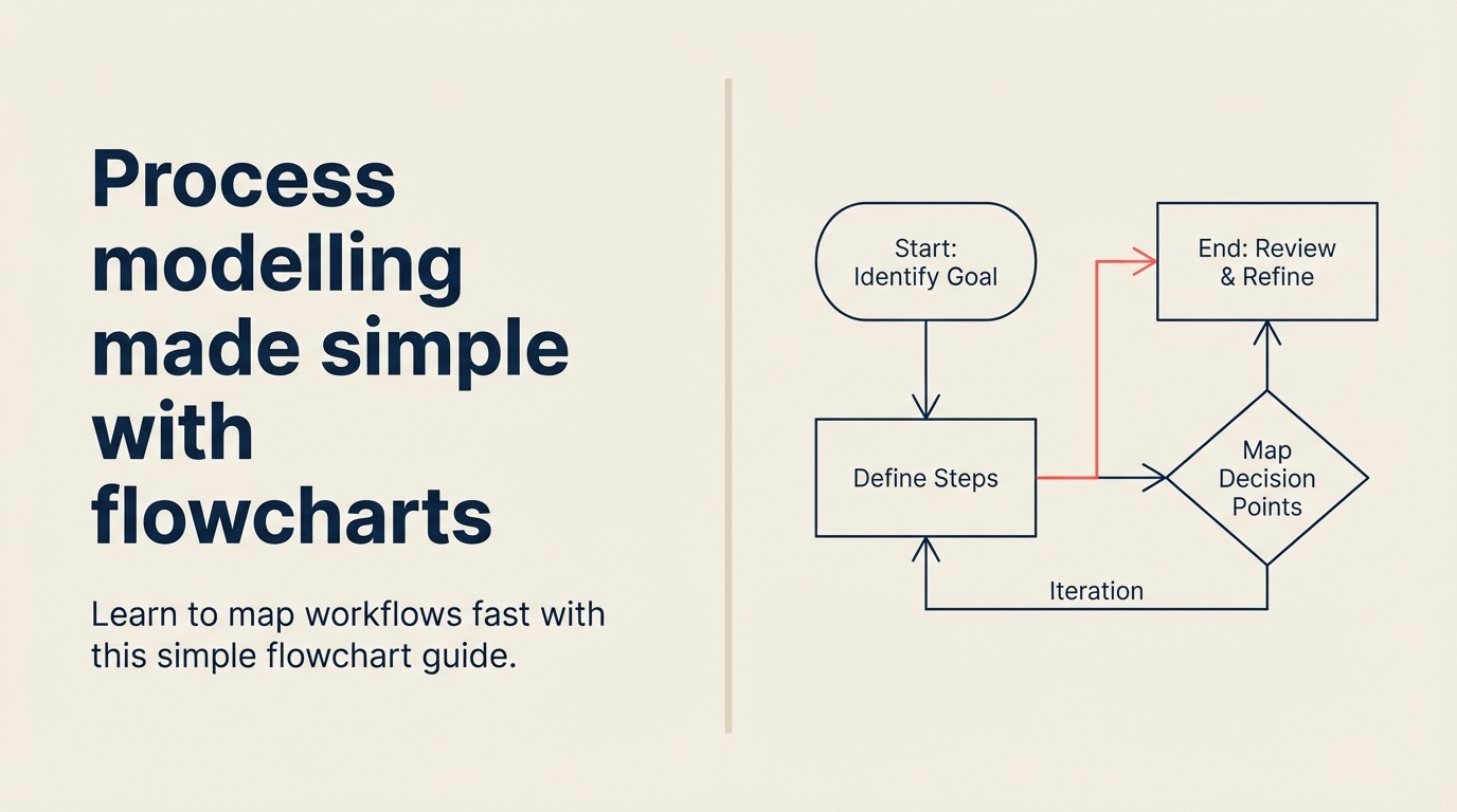 Pemodelan proses dibuat sederhana dengan flowchart: Pedoman 5 menit
