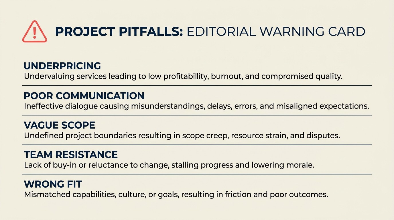 Common pitfalls that derail value pricing deals and how firms lose margin