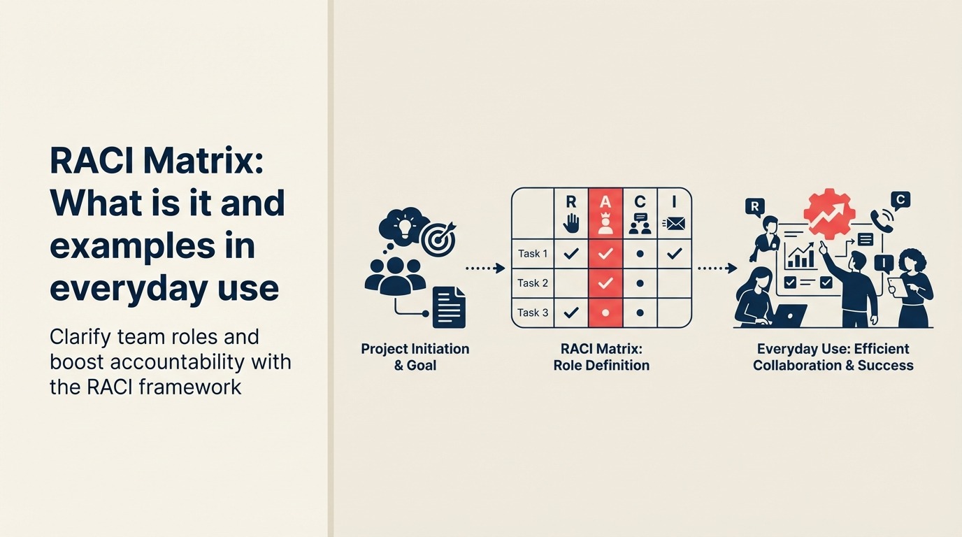 Matriks RACI: Apakah ia dan contoh dalam penggunaan harian