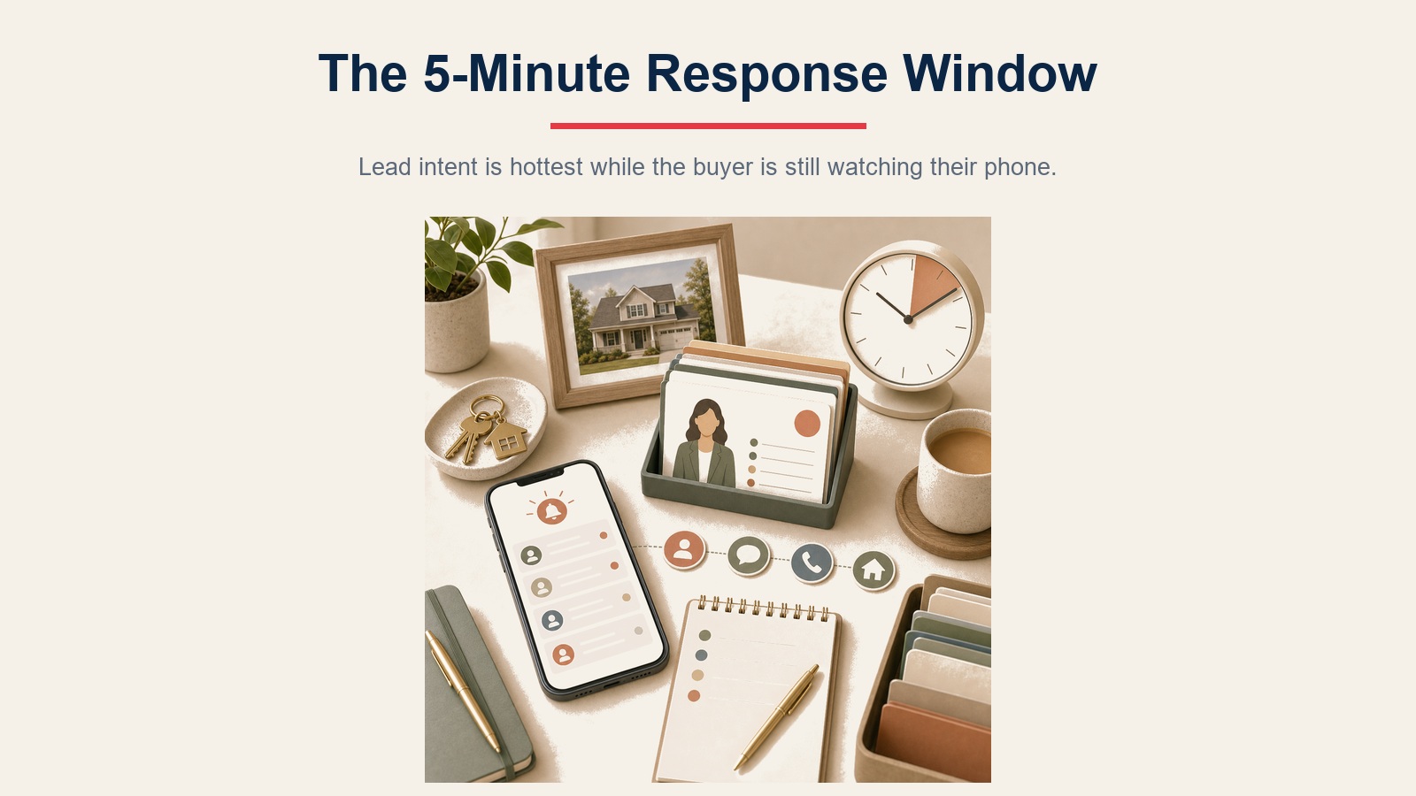 Five minute speed to lead response window