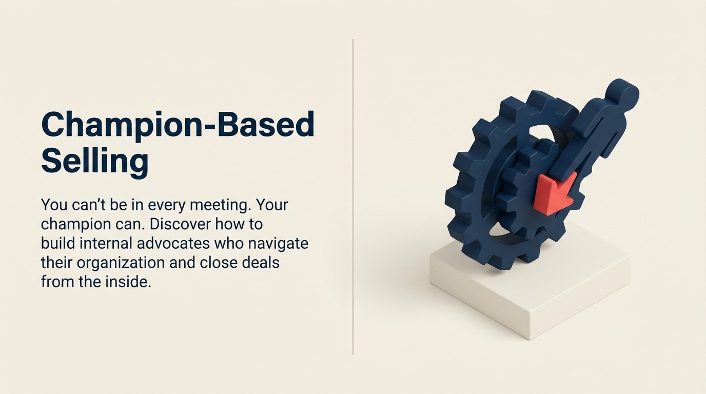 Penjualan Berbasis Champion: Membangun Penyokong Dalaman untuk Kejayaan Perjanjian - Panduan 2026