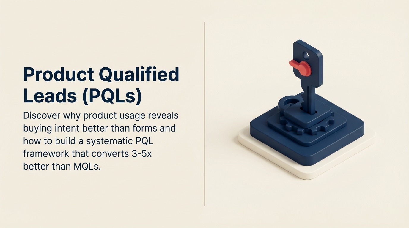 Product Qualified Leads (PQL): Menggunakan Data Produk untuk Mengidentifikasi Pembeli High-Intent - Panduan 2026