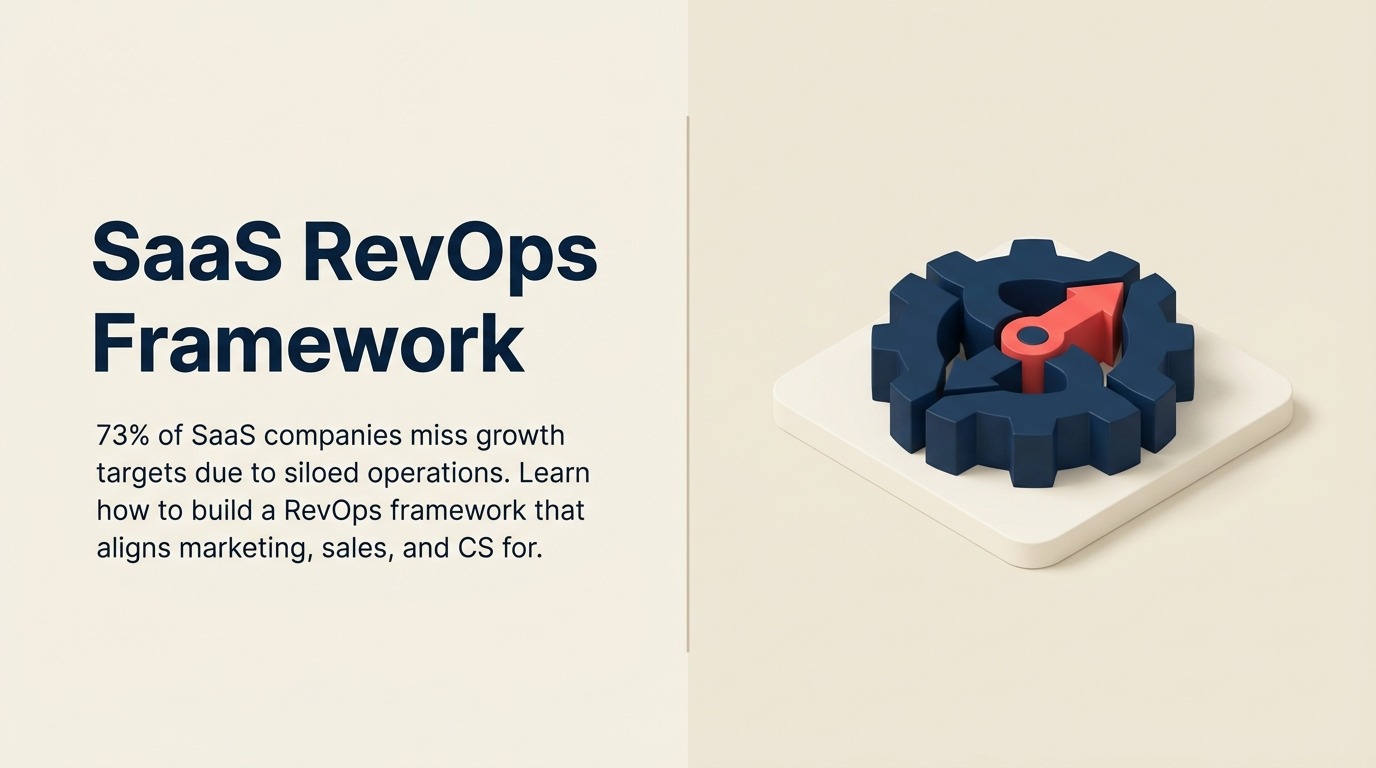 Marco RevOps de SaaS: Alinear Operaciones de Ingresos para Crecimiento Predecible