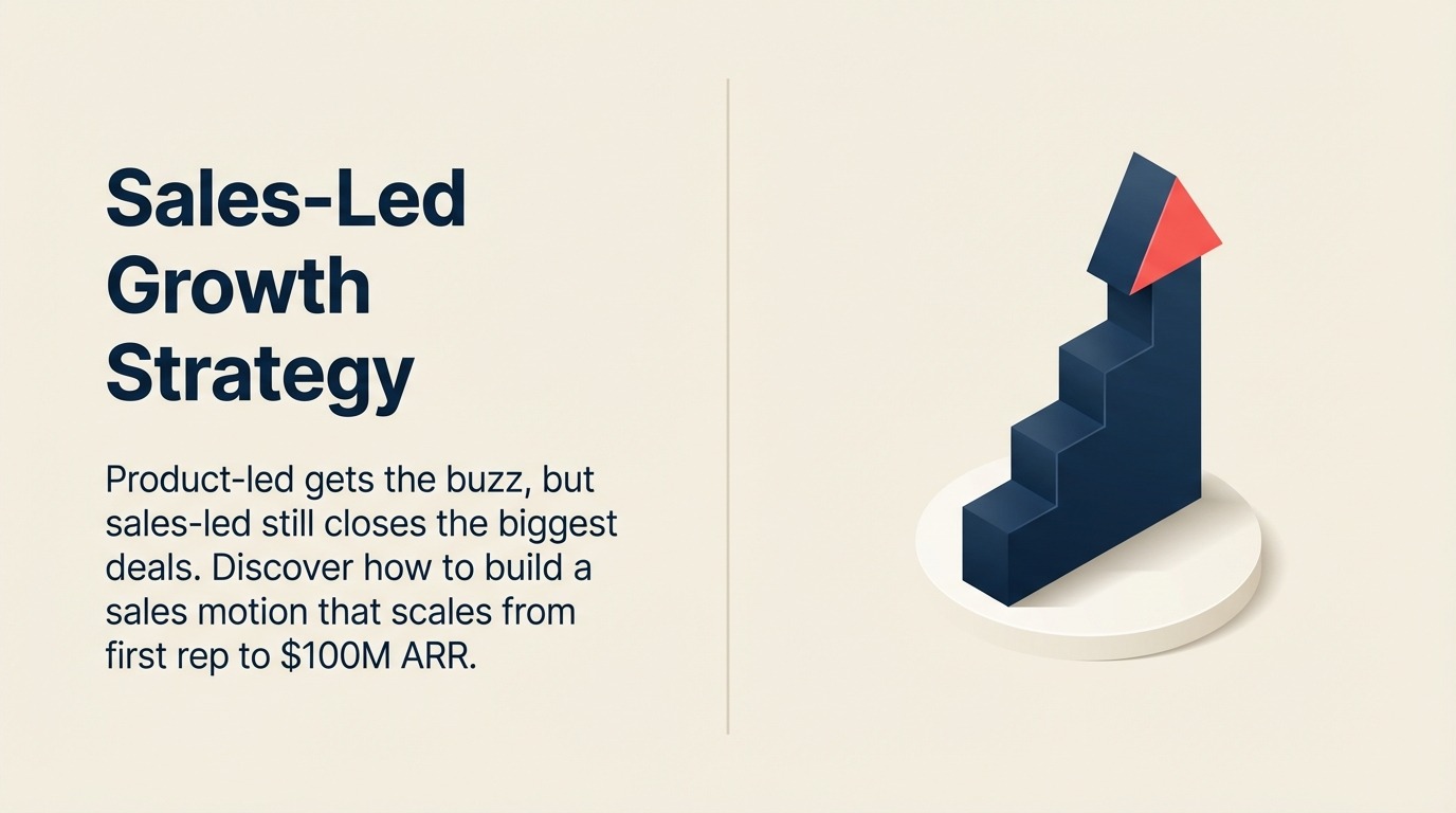 Strategi Pertumbuhan Diterajui Jualan: Membina Enjin Jualan Berprestasi Tinggi - Panduan 2026