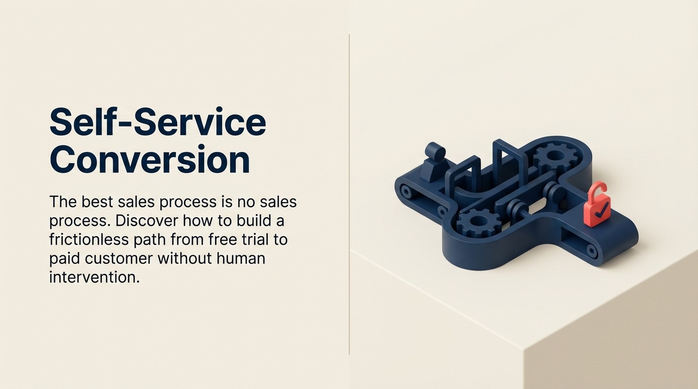 Self-Service Konversion: Reibung von kostenlos zu bezahlt entfernen - Leitfaden 2026