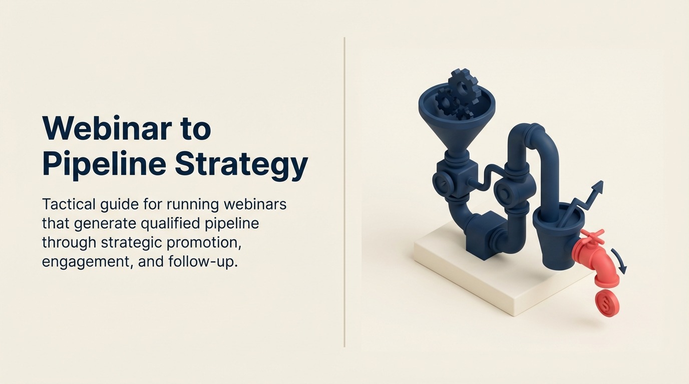 Estratégia de Webinar para Pipeline: Convertendo Educação em Receita - Guia 2026