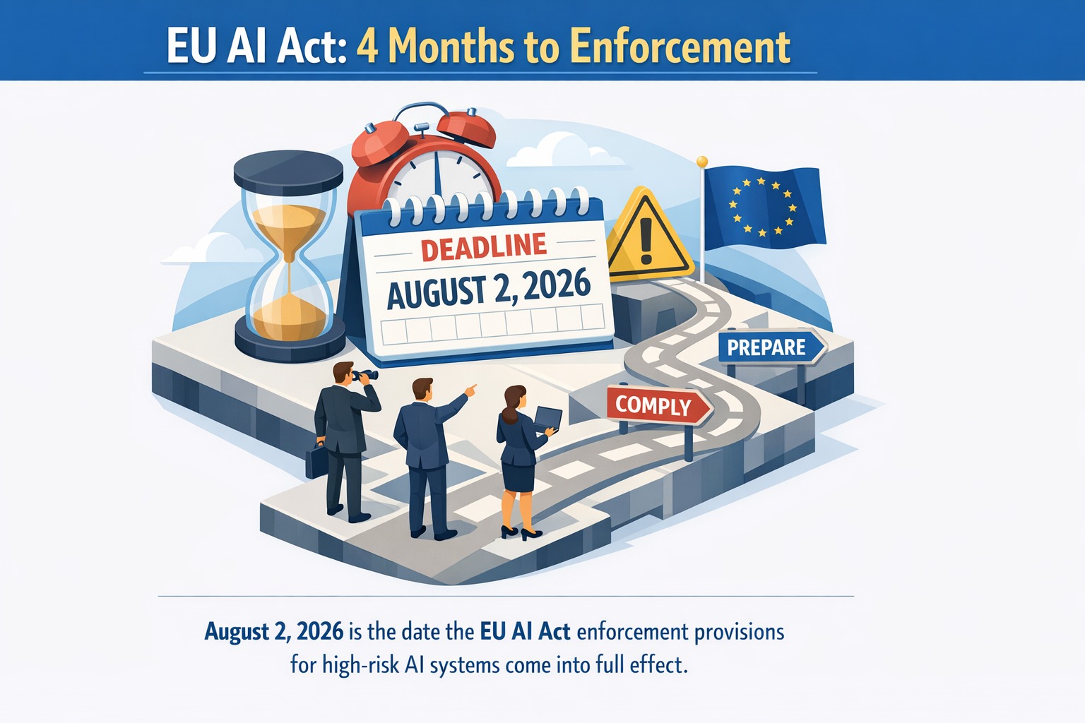 Four Months to Full EU AI Act Enforcement: What Every CEO Needs to Know
