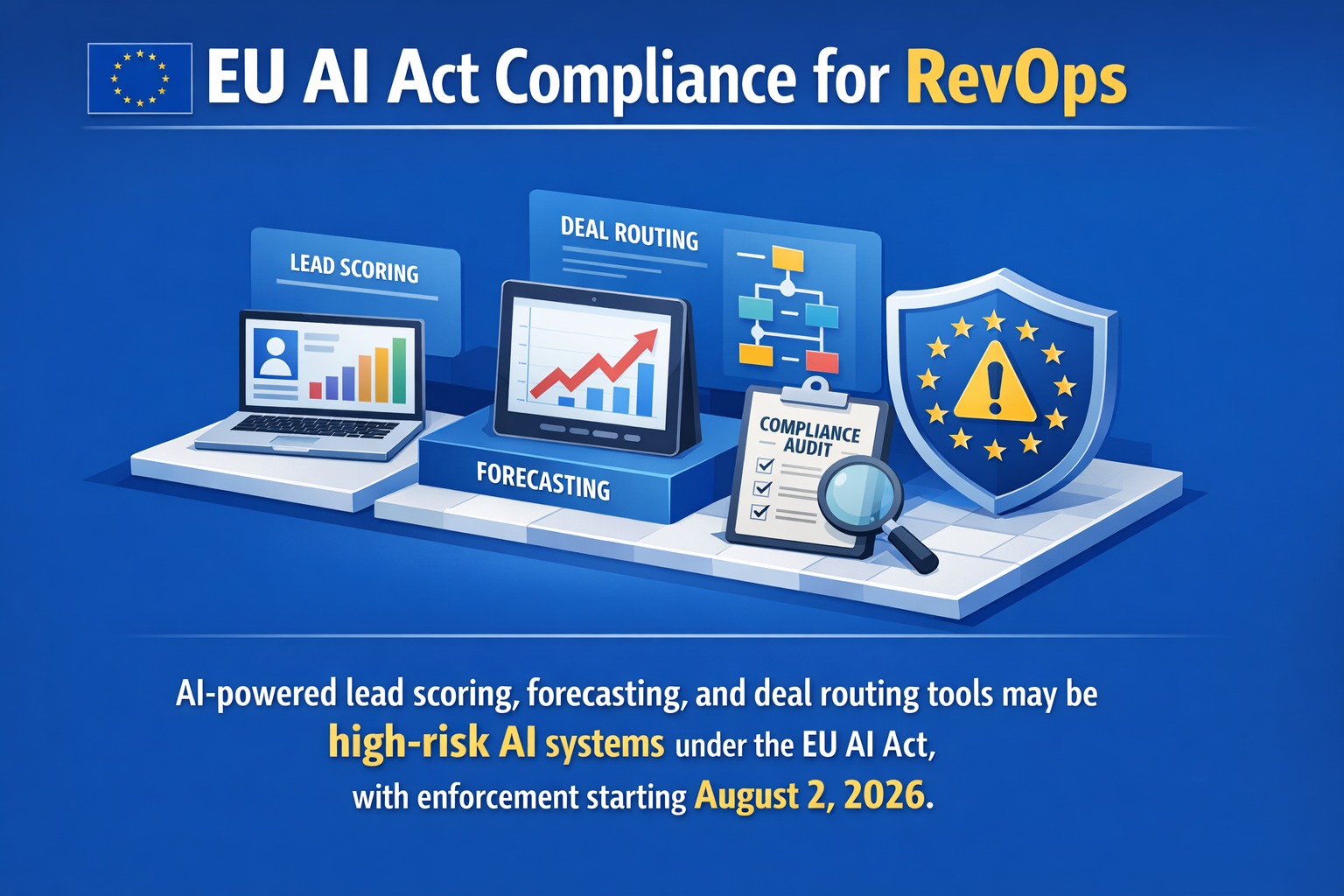 AI Lead Scoring, Forecasting, and the EU AI Act: A RevOps Compliance Checklist