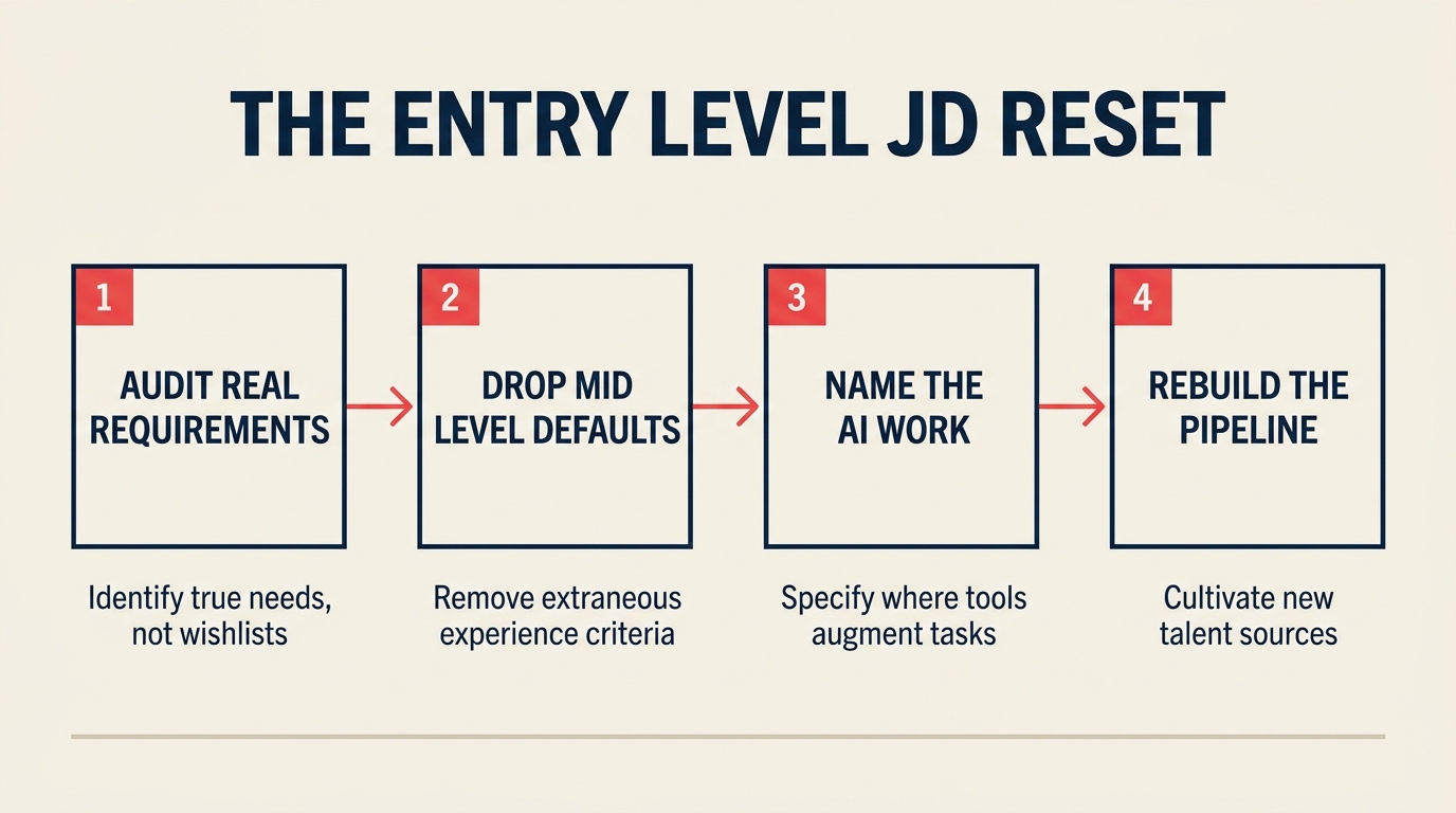 The Entry-Level JD Reset: four steps for rewriting entry-level job descriptions in the AI era