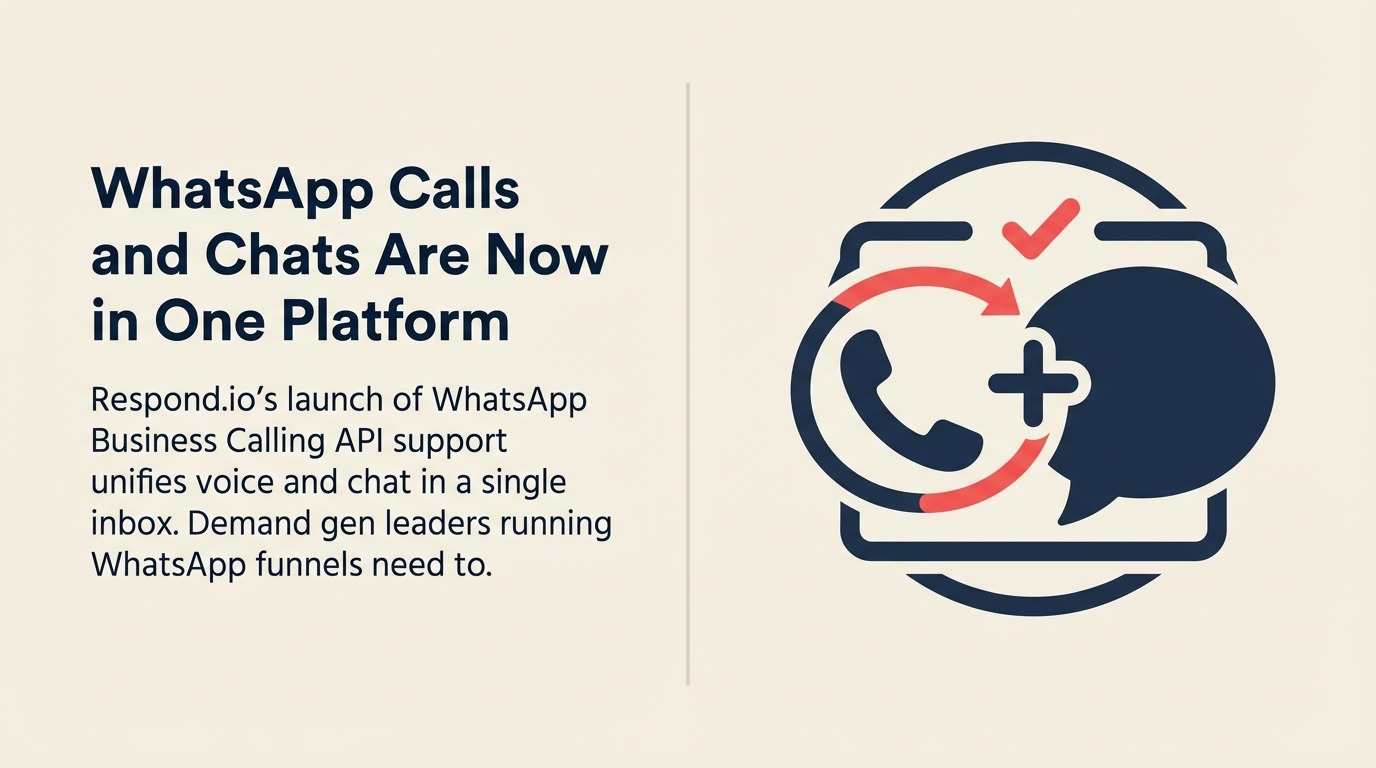 WhatsApp Calls and Chats Are Now in One Platform: What That Means for Your Lead Capture Funnel