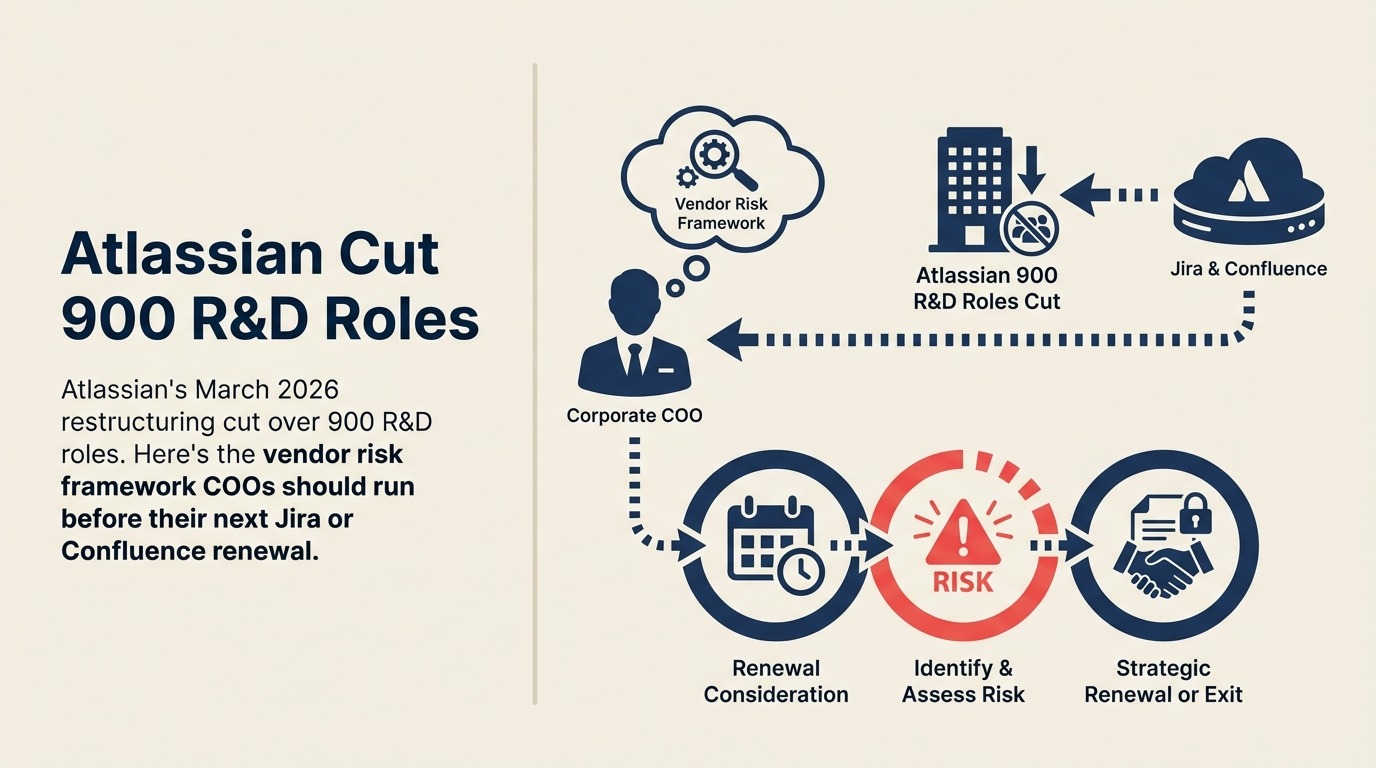 Atlassian Cut 900 R&D Roles: What Operations Leaders Need to Assess Before Renewal