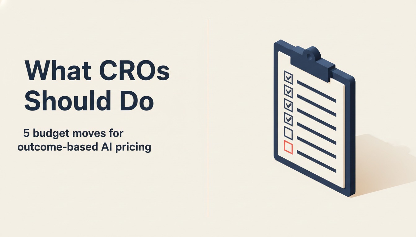 The CRO Budget Playbook: 5 Moves for This Week