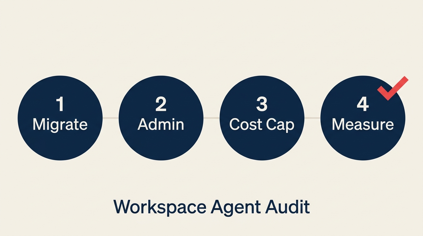 The Workspace Agent Audit four step framework for Sales Ops