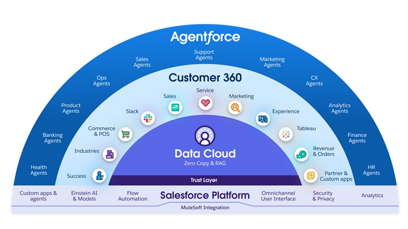 Salesforce Platform Infrastructure Model (Source Image: Salesforce's official website)